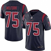 Nike Men & Women & Youth Texans 75 Vince Wilfork Navy Blue Color Rush Limited Jersey,baseball caps,new era cap wholesale,wholesale hats